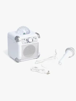 Cloudberry Castle Karaokemaskine med Mikrofon og Diskokugle