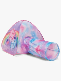 Cloudberry Castle Legetelt med Tunnel Enhjørning