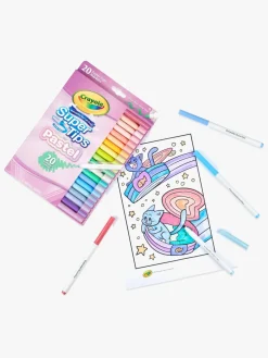 Crayola Super Tips Fiberpenne Pastel 20-pak