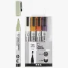 Creativ Company Chalk Markers Afdæmpede Farver 5 stk.