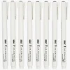 Creativ Company Fine Line Skrive/Tegnetusser 8 stk., Sort