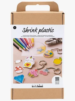 Creativ Company  Krympeplast DIY Sæt Pins og Nøgleringe