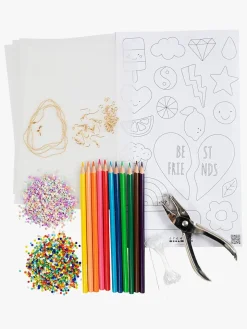 Creativ Company  Krympeplast DIY Sæt Øreringe og Halskæder