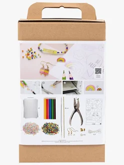 Creativ Company  Krympeplast DIY Sæt Øreringe og Halskæder