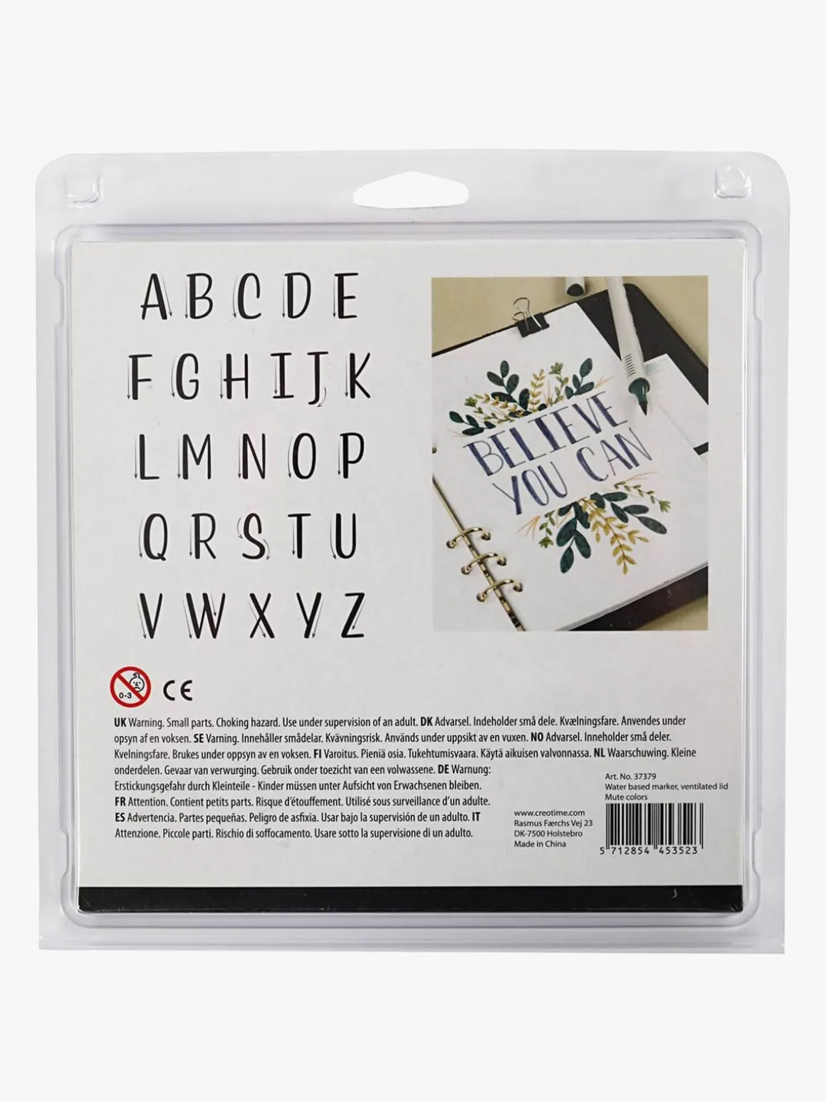 Creativ Company Sketch Marker Tusser Afdæmpede Farver 12-pak