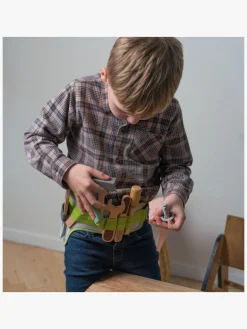 Dantoy Værktøjsbælte Wood In Gift Box