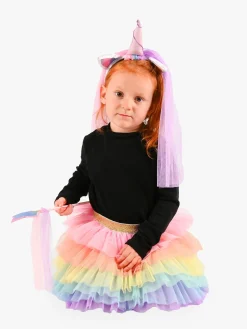 Den Goda Fen Kostume Enhjørning med Tylskørt 116-128 cm