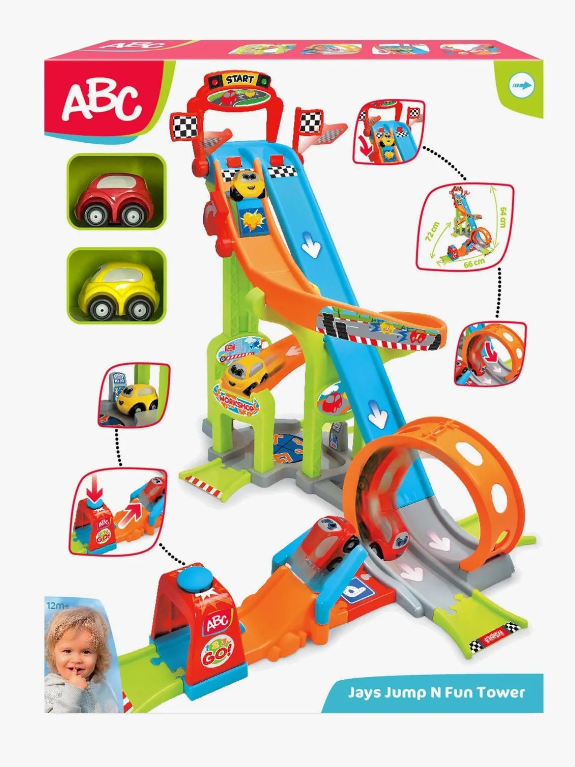 Dickie Toys Jays Jump N Fun Tower Racerbane