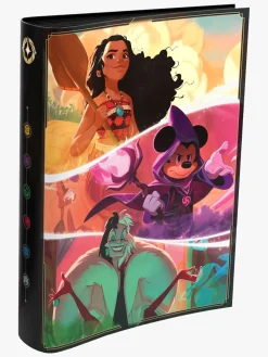 Disney Lorcana Card Portfolio Mappe til Samlekort Karakterer