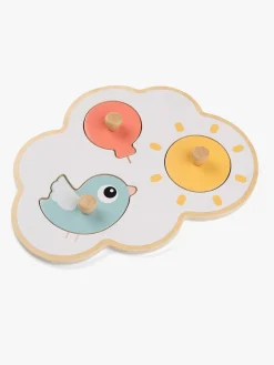 Done By Deer First Peg Happy Clouds Puslespil, Color mix