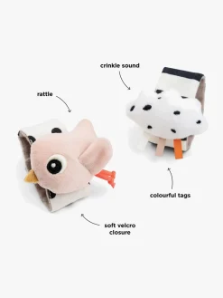 Done By Deer Håndledsrangle Happy Clouds 2-pak, Powder