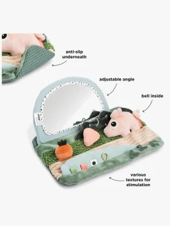 Done By Deer Tiny Farm Tummy Time Mirror Aktivitetslegetøj