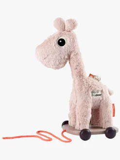 Done By Deer Trækkelegetøj Raffi, Lyserød