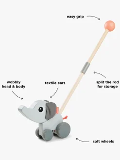 Done By Deer Træklegetøj Elphee, Grå