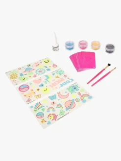 FAB LAB Glow In The Dark Glitter Tatoveringssæt