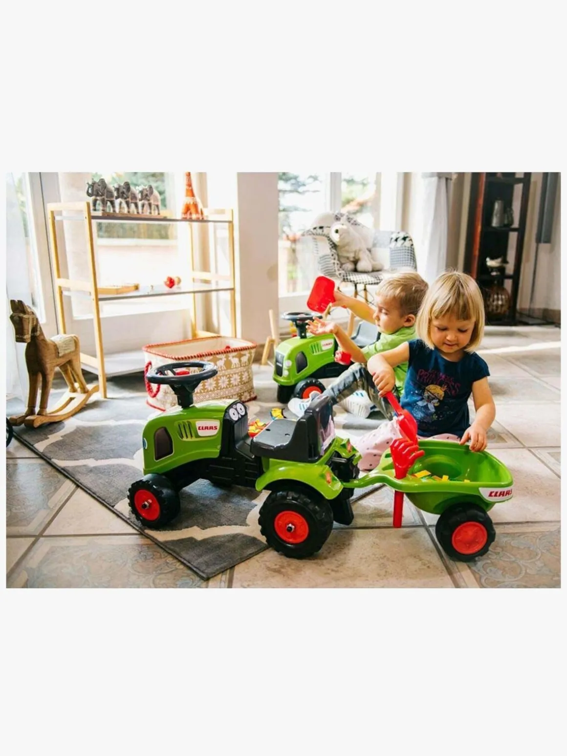 Falk Claas Traktor med Tilbehør