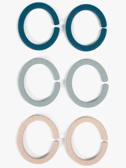 FILIBABBA Ringe Silikone, Blå