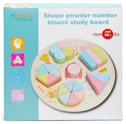 Fippla Træpuslespil Former 21 Brikker