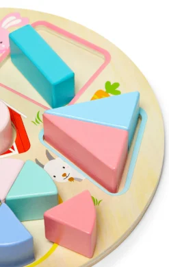 Fippla Træpuslespil Former 21 Brikker