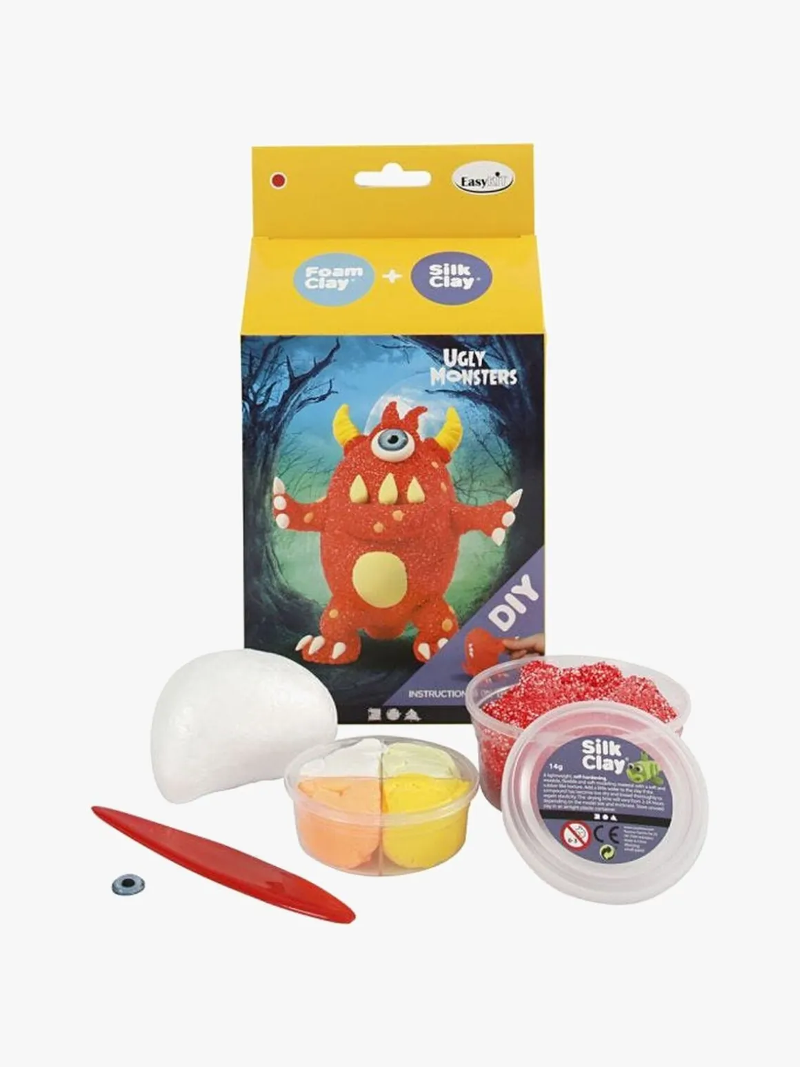 Foam Clay Funny Friends Monster, Rød