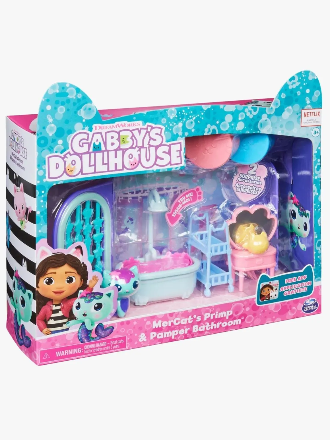 Gabby's Dollhouse Deluxe Room - MerCat's Badeværelse