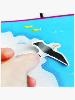 Galt Klistermærkebog Genanvendelig Kort