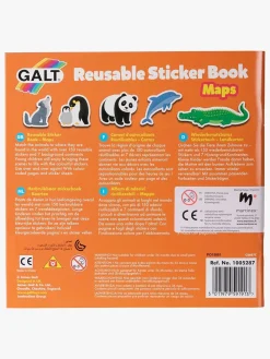 Galt Klistermærkebog Genanvendelig Kort