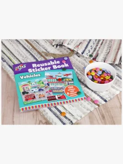 Galt Klistermærkebog Genanvendelig Transportmiddel