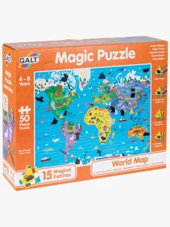 Galt Magisk Puslespil Verdenskort 50 Brikker