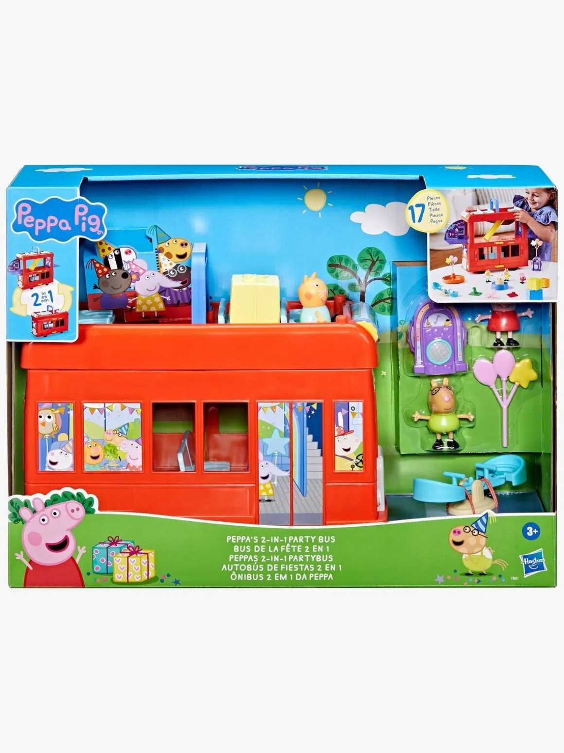 Gurli Gris Legesæt 2-i-1 Partybus