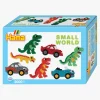 Hama Midi Perler Gaveæske Small World Dino Cars 2.000 Stk.