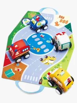 Hape Pull-Back Soft Bilsæt