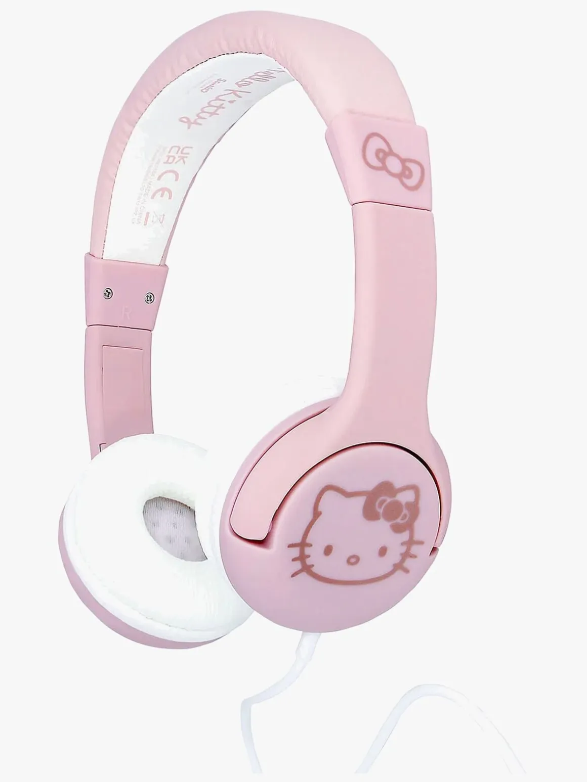Hello Kitty Høretelefoner med Ører 85dB, Rose