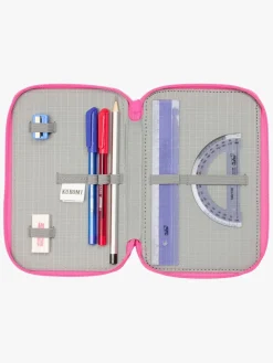 Hello Kitty Kuromi Penalhus med 3 Rum, Lyserød/sort