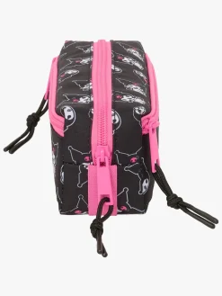 Hello Kitty Kuromi Penalhus med 3 Rum, Lyserød/sort