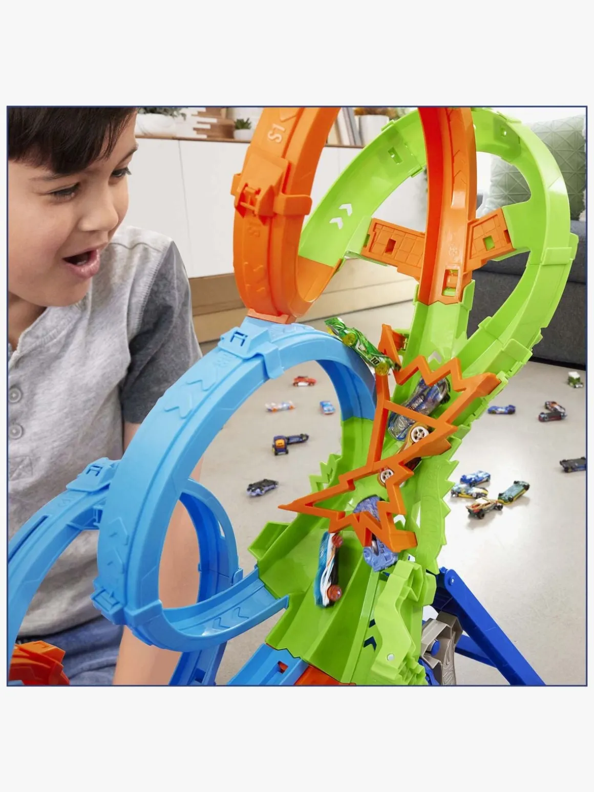 Hot Wheels Action 4-Loop Crash Out Racerbane