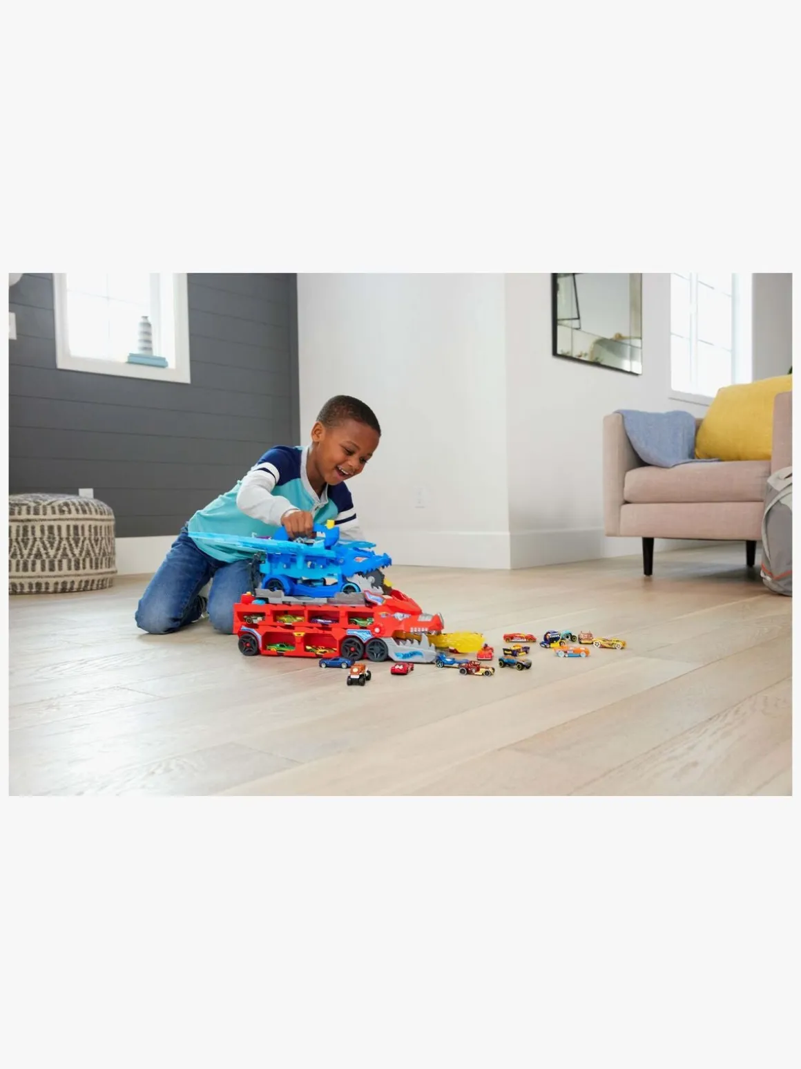 Hot Wheels City Ultimate Dual Dragon Hauler Lastbil