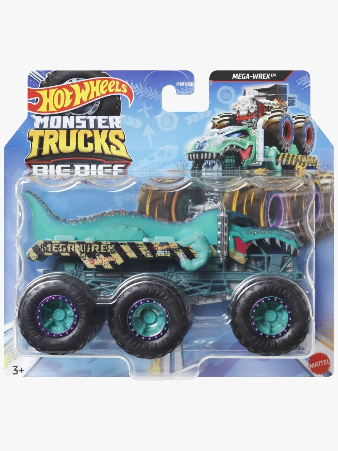 Hot Wheels Monster Trucks Big Rigs Bjærgningsbil Blandet Udvalg