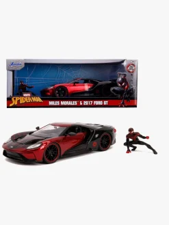 Jada Toys Spider-Man Bil med Figur Miles Morales 2017 Ford GT 1:2