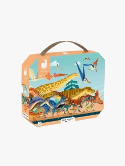 Janod Panorama Dinosaur Puslespil 100 Brikker