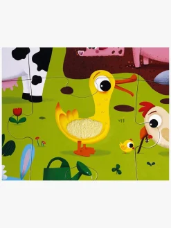 Janod Tactile Puslespil Bondegårdsdyr 20 Dele