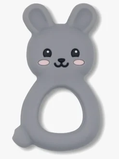 Jellystone Designs  Kanin Bidering Silikone, Lysegrå