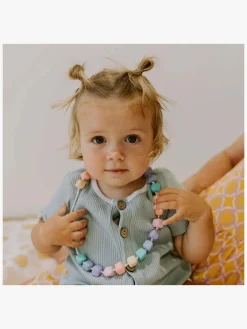 Jellystone Designs Prinsessen På Ærten Bidelegetøj Medium Regnbue, Pastel