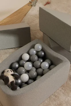 JLY Aktivitetsklodser & Boldbassin, Grey
