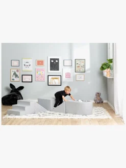 JLY Aktivitetsklodser & Boldbassin, Grey