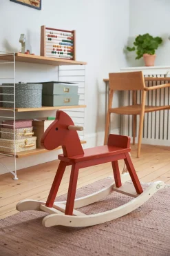 Kids Concept Gyngehest Carl Larsson, Rødorange