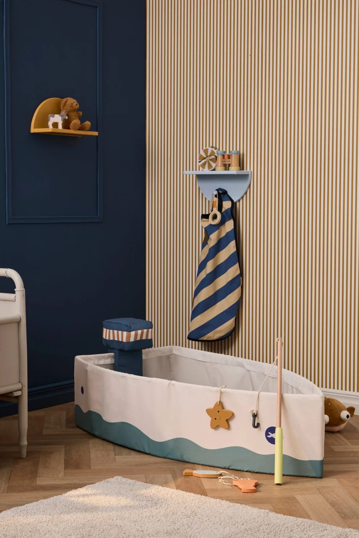 Kid's Concept Kid's Hub Båd med Fiskesæt