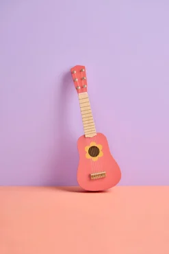 Kid's Concept Legetøjsguitar Blomst, Pink