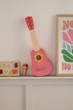 Kid's Concept Legetøjsguitar Blomst, Pink
