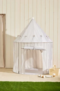 Kids Concept Stribet Legetelt, Grå